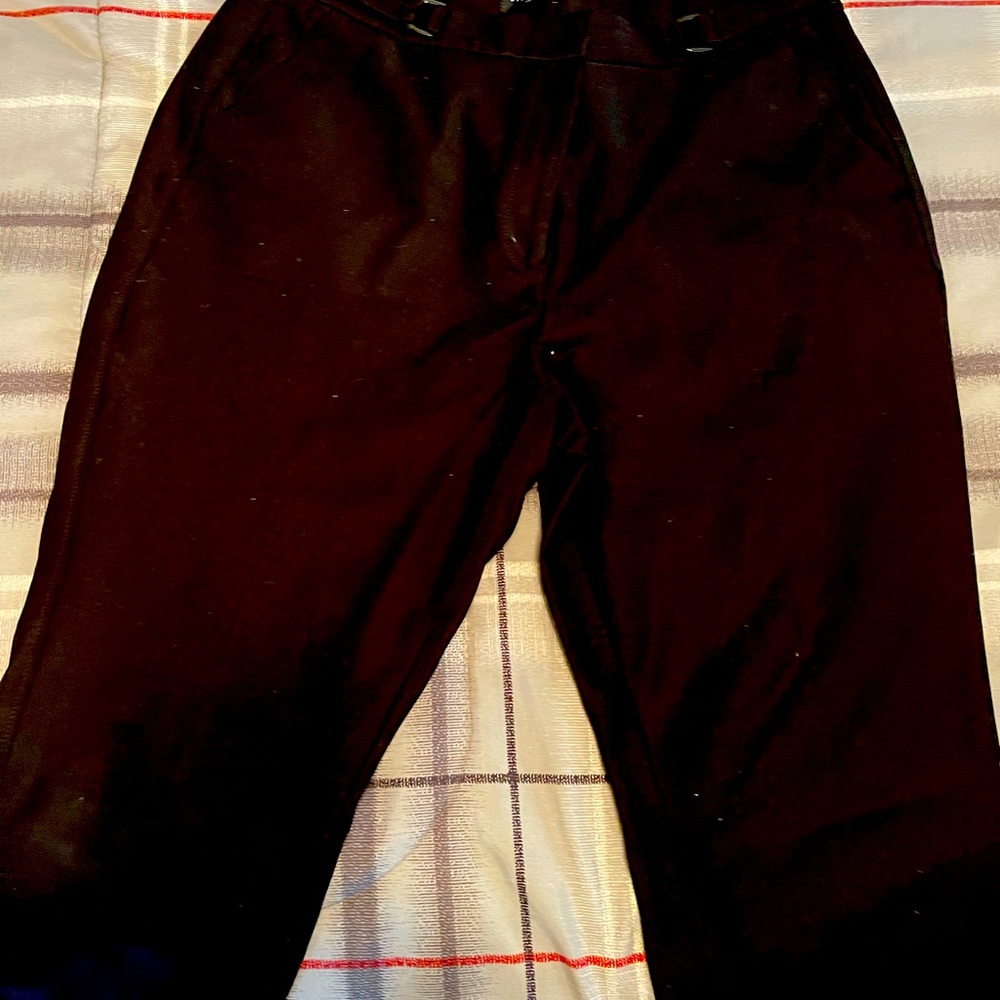 WHBM crop dress pants, black
